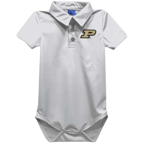Purdue Boilermakers Vive La Fete Infant Polo Bodysuit - White