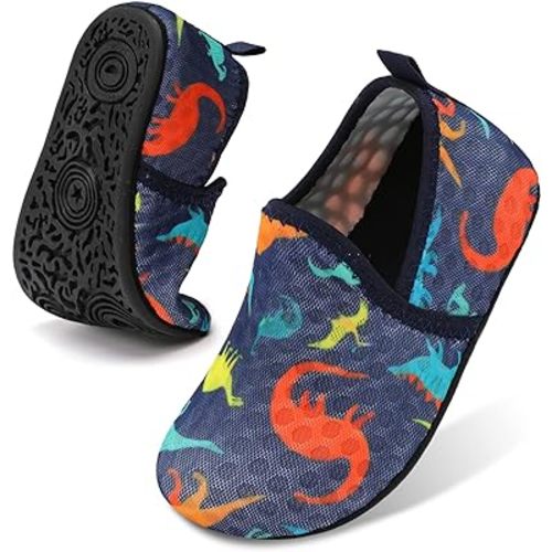 Lefflow Toddler Water Shoes Kids Quick Dry Beach Swim Socks Shoes Baby Non Slip House Slippers