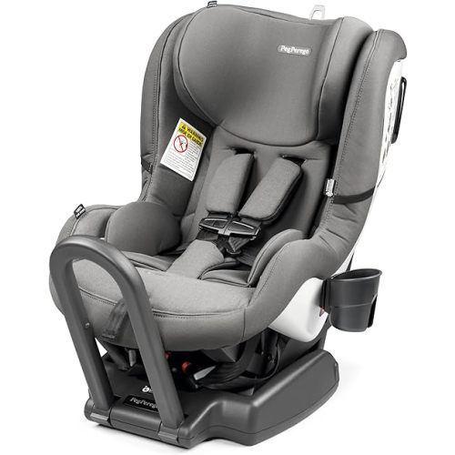 Peg Perego Primo Viaggio Convertible Kinetic - Reversible Car Seat - Rear Facing for Children 5 to 45 lbs and Forward Facing for Children 26.5 to 65 lbs - Made in Italy - Mercury (Grey)
