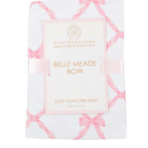 Sleep Tight Crib Sheet - Belle Meade Bow