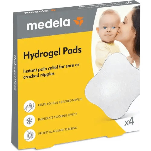 Medela Hydrogel Pads | Pain Relief for Sore or Cracked Nipples | Breastfeeding Essentials