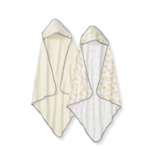 Little Ducks Organic Cotton Hooded Towels 2 Pack