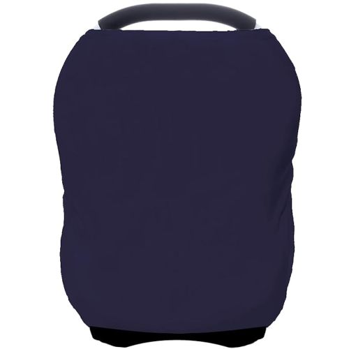 Car Seat Covers Baby - Multi-use Cover Carseat Canopy, Breathable Breastfeeding Cover, Car Seat Covers for Bbies, Boys & Girls Shower Gifts (navy blue)