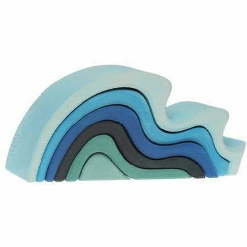 Wood Block Toys - Grimm's Water Waves | The Natural Baby Company