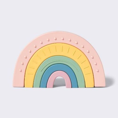 Cloud Island™ | Rainbow Stacker Silicone Toy