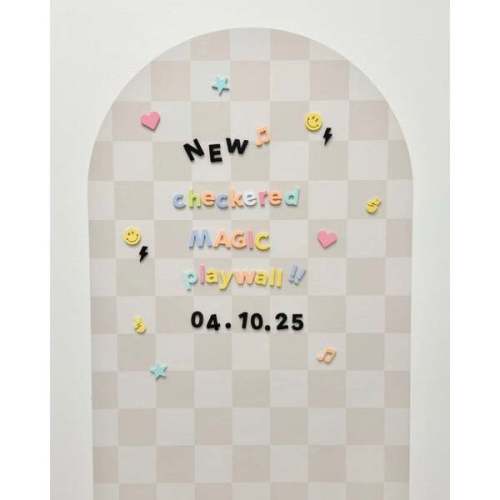 Mega Playwall, Neutral Check - Cherrypick | Maisonette