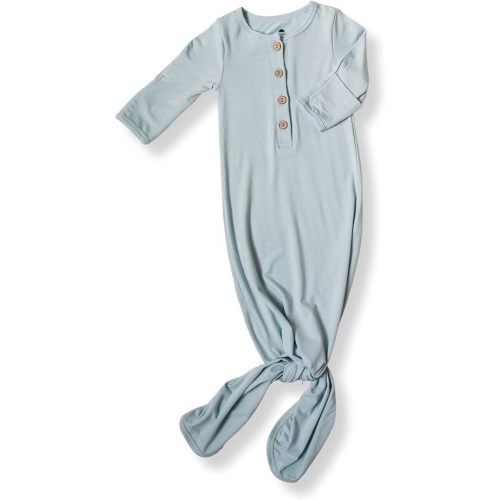 OLLIE'S DAY Baby Knotted Gown Newborn Sleepers, Infant Gowns for Baby Boy and Girl Clothes Sleeper Outfit
