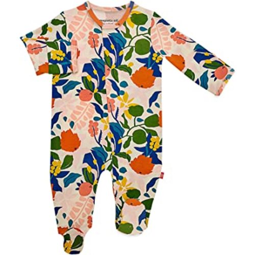 Magnetic Me Footie Pajamas Soft Modal Baby Sleepwear with Quick Magnetic Fastener | Boys and Girls Sleeper Preemie-24 Months