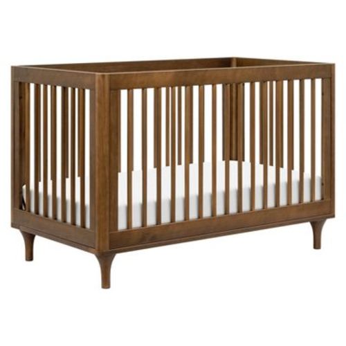 Babyletto Lolly 3-in-1 Convertible Crib With Toddler Rail - Natural Walnut