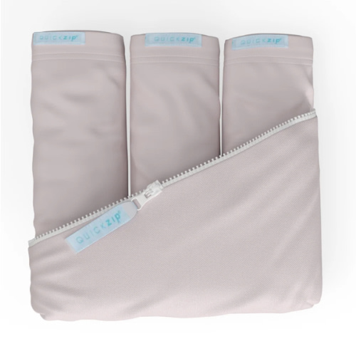Crib Zip Sheet Starter Pack - Crib 3-Pack / Blush