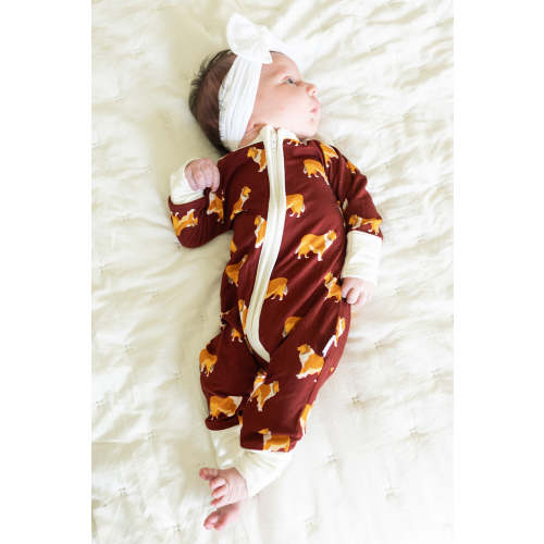 Collie Double Zipper Bamboo Sleeper