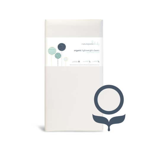 Naturepedic Organic Lightweight Classic Baby Crib Mattress | 100% Organic Certified
