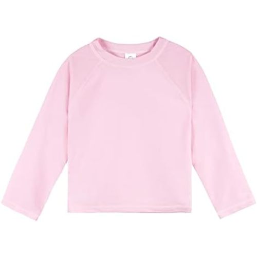 Gerber Unisex Baby Toddler UPF 50+ Long Sleeve Rashguard Swim Shirt