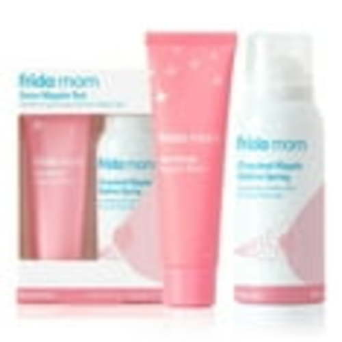 Frida Mom Breast Care Kit: Sore Nipple Set with Soothing Saline Spray & No Mess Nipple Balm, 2 Piece