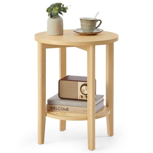 Nursery Side Table, Oak Beige