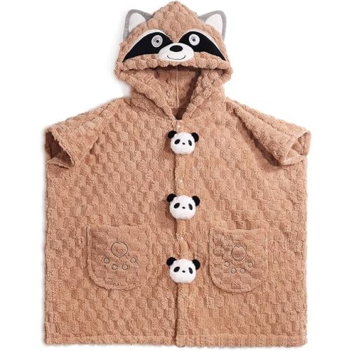 Toddler Poncho Towel Age 1-8,Soft Absorbent Baby Hooded Poncho Towels,Toddler Poncho Towels for Baby