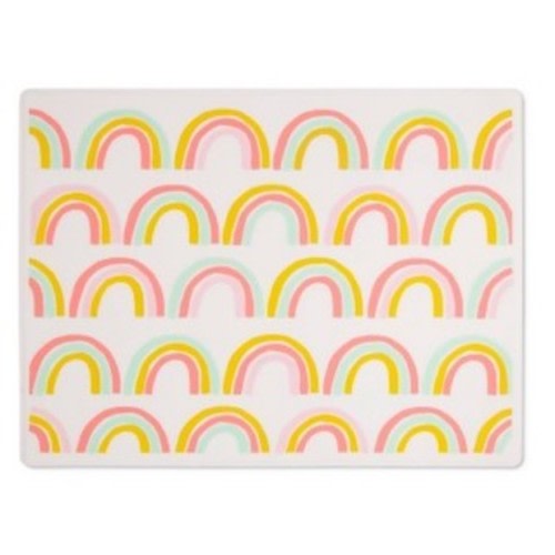 Cloud Island Rainbow Silicone Place Mat