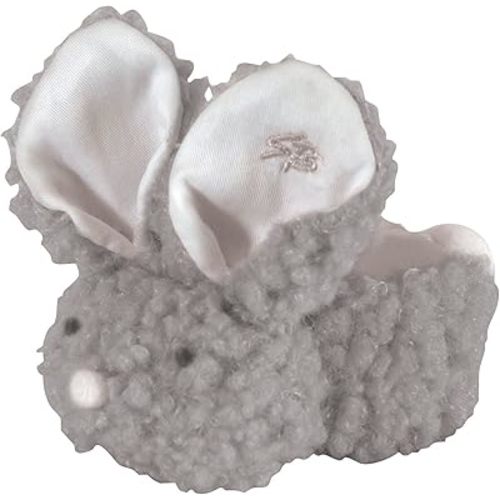 Stephan Baby Woolly Plush Boo-Bunnie Comfort Toy and Boo Cube, Gray, 4 Inch
