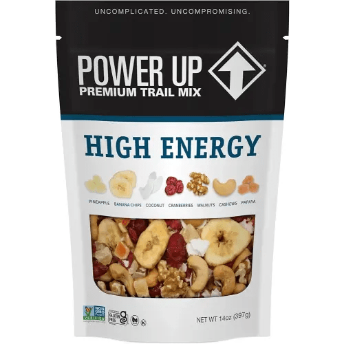 Power Up Premium Trail Mix - High Energy Trail Mix 14oz, Gluten Free, Vegan, Non-GMO