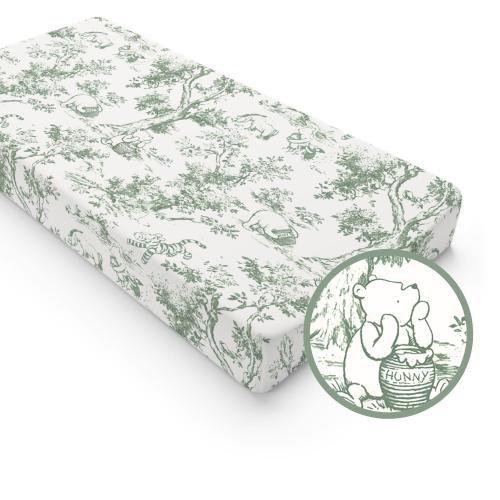Winnie the pooh Changing Pad Cover Nursery Decor Baby Shower Gift Soft Cotton Bedding mat cover soft toile de jouy diaper pad cottage deco