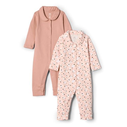 Amazon Essentials x Sofia Grainge Unisex Babies' Footless Sleepsuit, Pack of 2