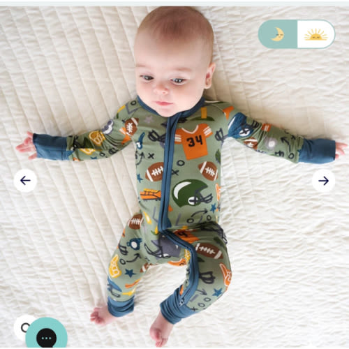 Touchdown Time Zippy - Little Sleepies