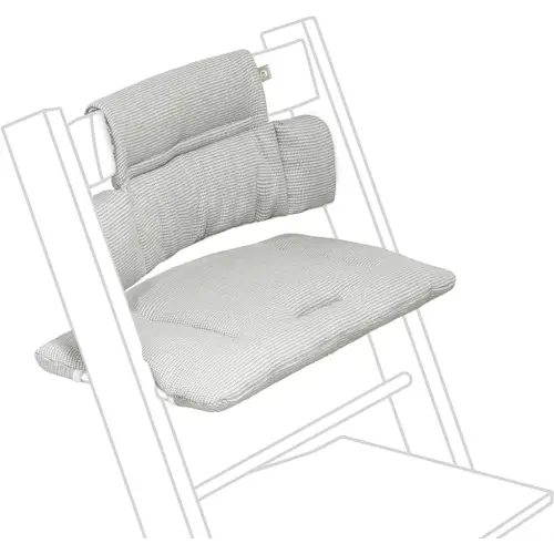 Stokke Tripp Trapp Classic Cushion, Nordic Grey - Pair with Tripp Trapp Chair & High Chair for Support and Comfort - Machine Washable