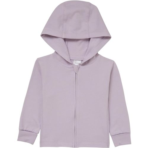Hanes Unisex-Baby Pure Comfort Organic Hoodie, French Terry Full-Zip Hooded Sweatshirt, Infant Boys & Girls - 3 Months - Lavender