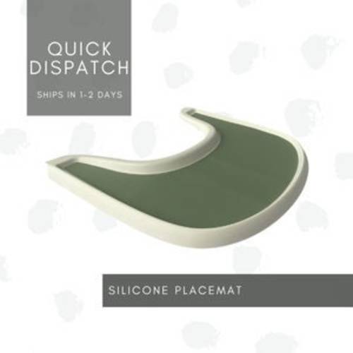 Stokke Tripp Trapp Compatible Silicone Highchair Placemat | Ready To Ship | Sage