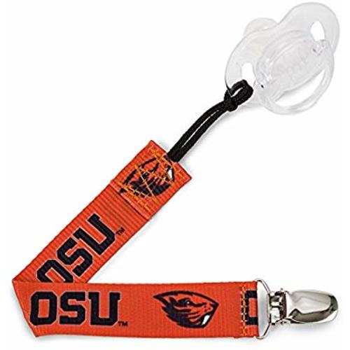 BooginHead Baby Newborn PaciGrip Pacifier Clip, Officially Licensed Oregon State University, OSU