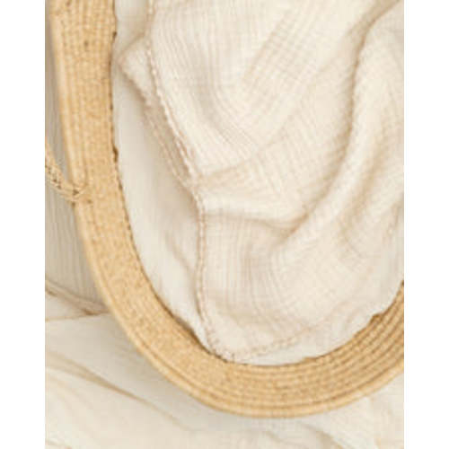 Soft, Heirloom Lace Baby Blanket | Organic Cotton Gauze | Willaby – willaby