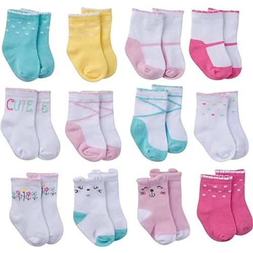 Onesies Brand Unisex Baby 12-Pair Bootie Socks