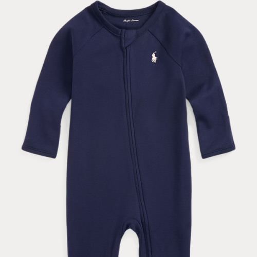 Cotton Interlock Footed Coverall