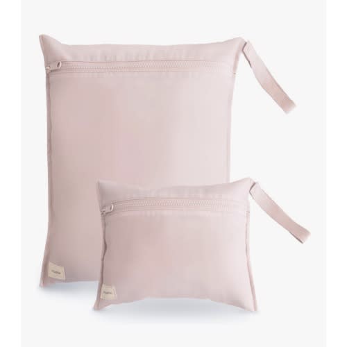mushie Water Resistant Wet Bags | Set of 2 (Blush)