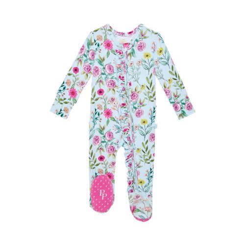 Tasha Ruffle Zip Footie