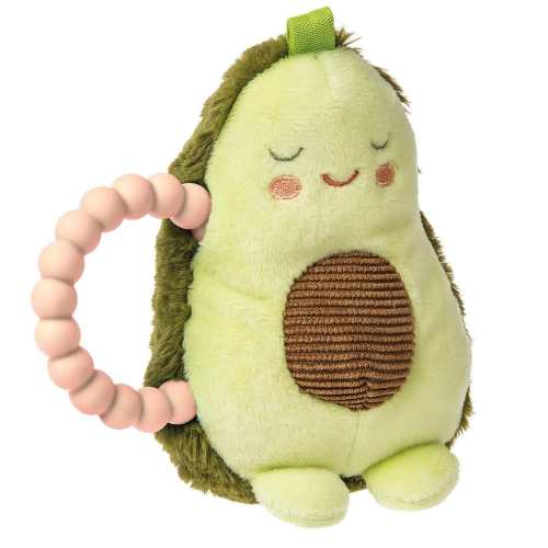 Mary Meyer Teether Baby Rattle - Yummy Avocado