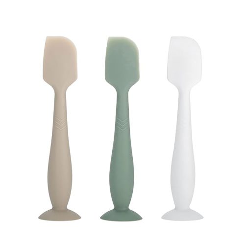 Baby Diaper Cream Spatula - Baby Diaper Rash Cream Applicator for Butt Paste Diaper Cream - Newborn Baby Essentials, Baby Shower Gifts (green, gray, white)