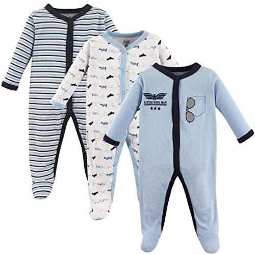 Luvable Friends Unisex Baby Cotton Sleep and Play