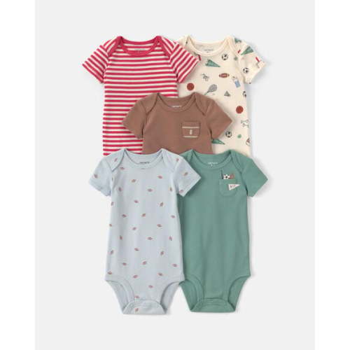 Baby Boy 5-Pack Football Multipack Bodysuits | Carter's