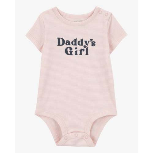 Baby "Daddy's Girl" Short-Sleeve Bodysuit - Pink - Carter's | Carter's