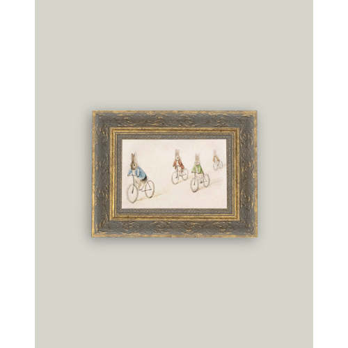 Biking Bunnies 10 x 8