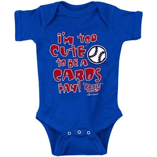 Chicago Baseball Fans. Too Cute (Anti-Cards) Royal Onesie or Toddler Tee (NB-4T)