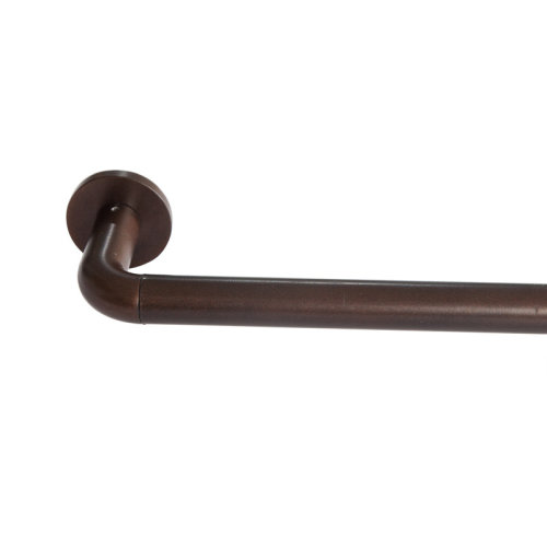 Symple Stuff Dedman Wrap Around Single Curtain Rod & Reviews | Wayfair