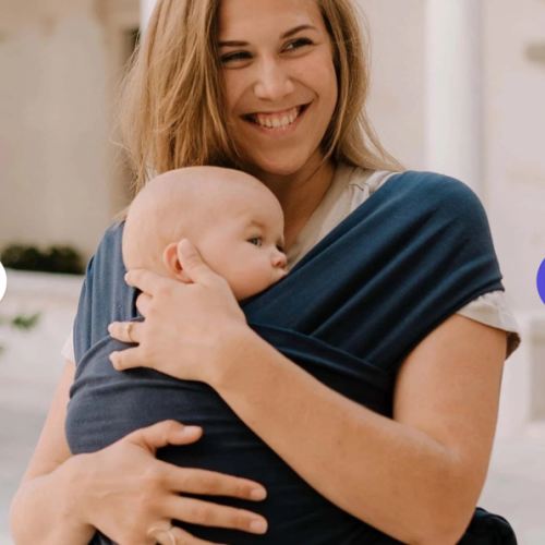 Boba Baby Wrap Carrier (Navy Blue)