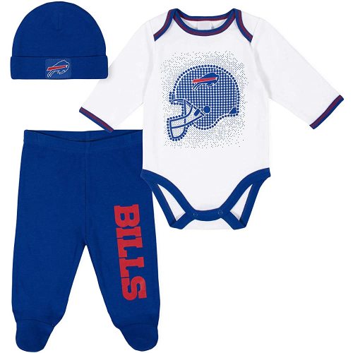 Gerber Unisex Baby NFL Team Footed Pant and Bodysuit Gift Set