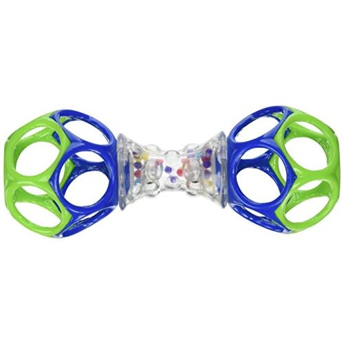 Bright Starts Oball Shaker Rattle Toy, Ages Newborn Plus