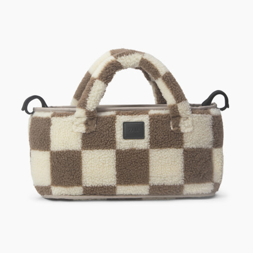 Checkered Stroller Organizer - Checkers Tan