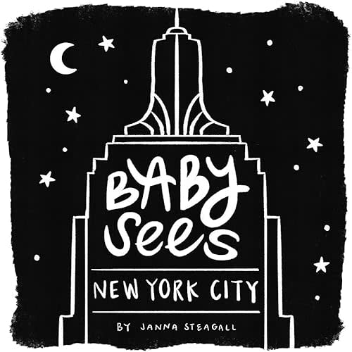 Baby Sees New York City: A High-Contrast Board Book for Babies Board book – June 3, 2025