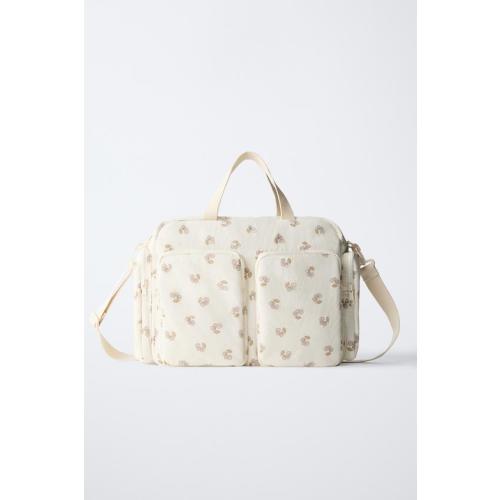 FLORAL DIAPER BAG