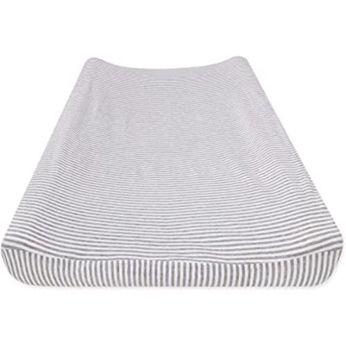 Burt's Bees Baby - Changing Pad Cover, 100% Organic Jersey Cotton Changing Pad Liner for Standard 16 x 32 Inch Changing Mats